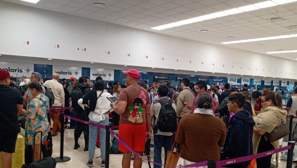 Aeropuerto de Mérida: Volaris cancela vuelos a Tijuana y Oaxaca este lunes