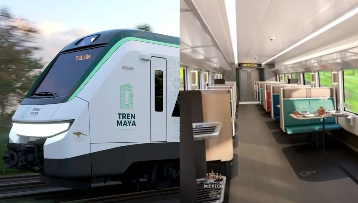 El Tren Maya contará con tres vagones restaurante