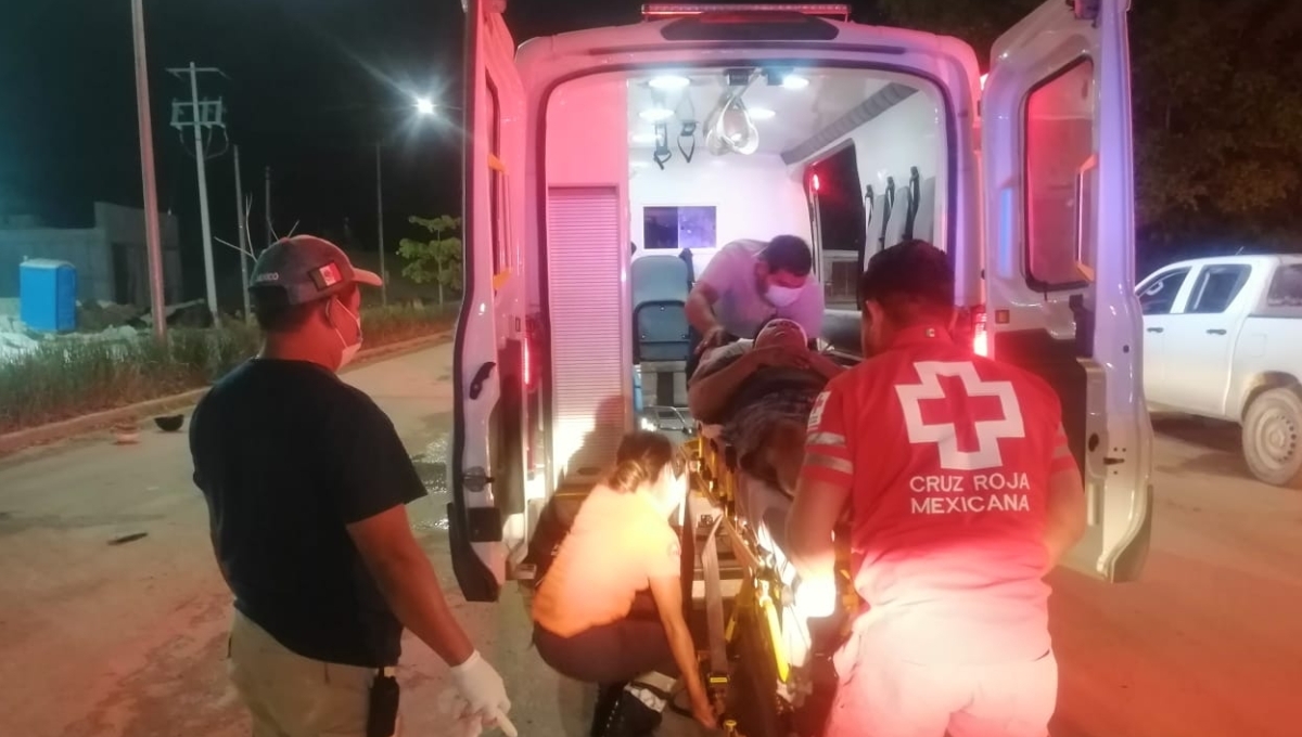 Motociclista ebrio pierde el control y derrapa en Candelaria