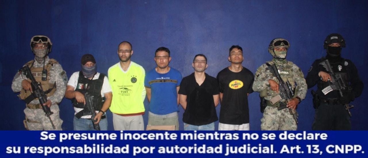 Arrestan a cuatro presuntos narcomenudistas en Cancún