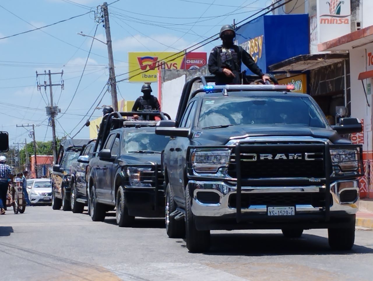 Los tres hombres apedrearon patrullas de la SSP Yucatán