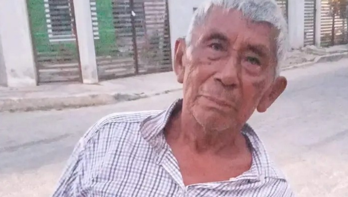 Abuelito de Tizimín busca a su familia; no recuerda su hogar