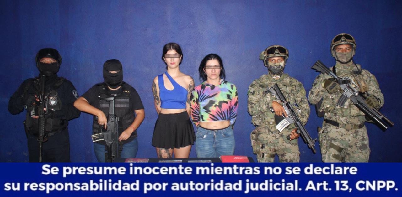 Arrestan a dos colombianas por narcomenudeo en Cancún