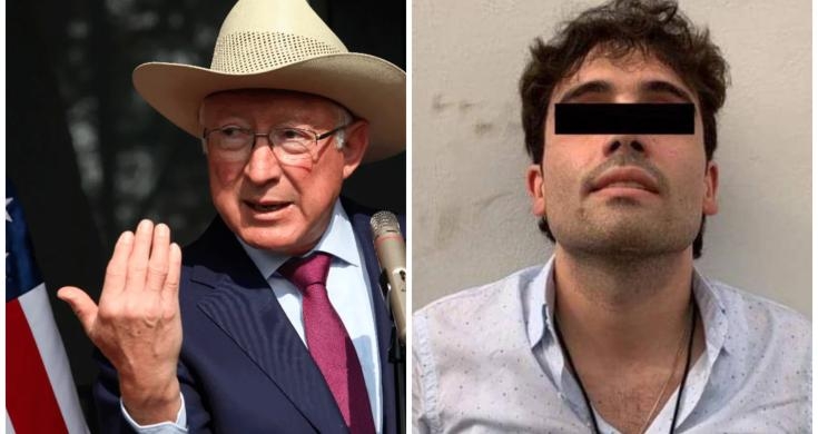 Ken Salazar confirma que EU trabaja en solicitud de extradición contra Ovidio Guzmán