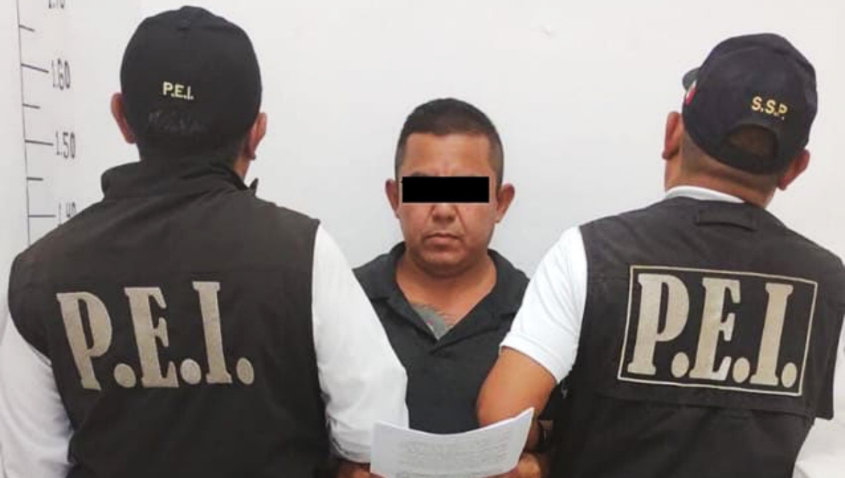 El hombre fue detenido por la SSP Yucatán
