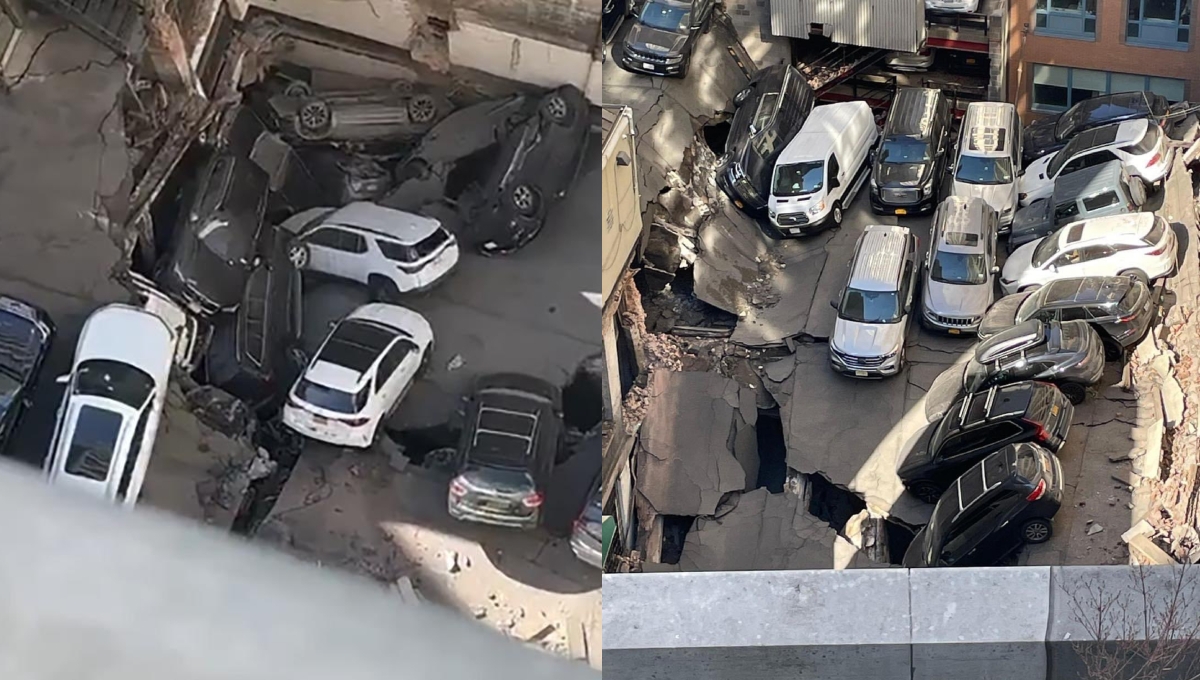 Confirman un muerto en el derrumbe de un estacionamiento en Nueva York