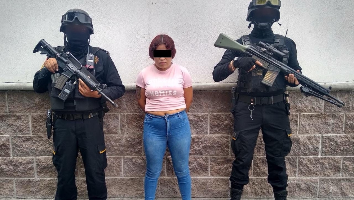 Detienen a Teresa, líder de un grupo criminal en el estado de Nuevo León