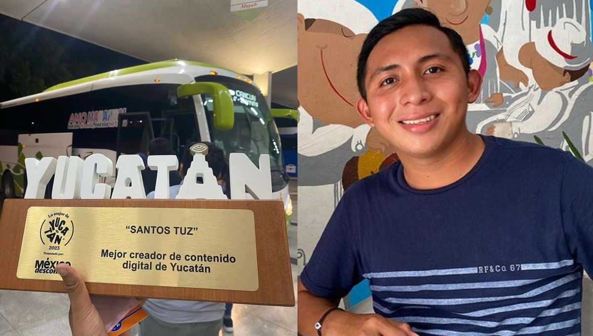 Premian a Santos Tuz, influencer maya de TikTok, como mejor creador de contenido de Yucatán