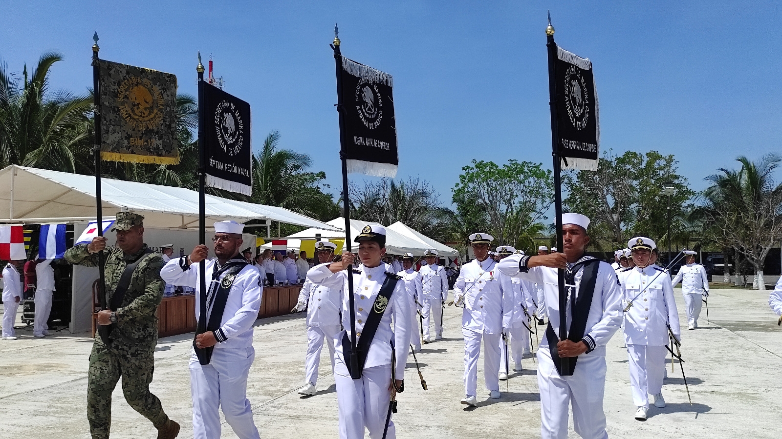 La Secretaría de Marina encabezó la ceremonia en Lerma, Campeche