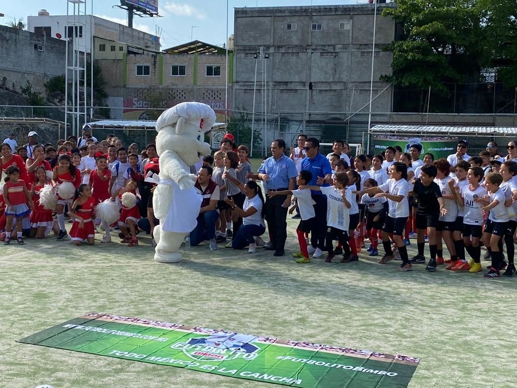 Inicia el torneo infantil 'Futbolito Bimbo 2023' en Cancún