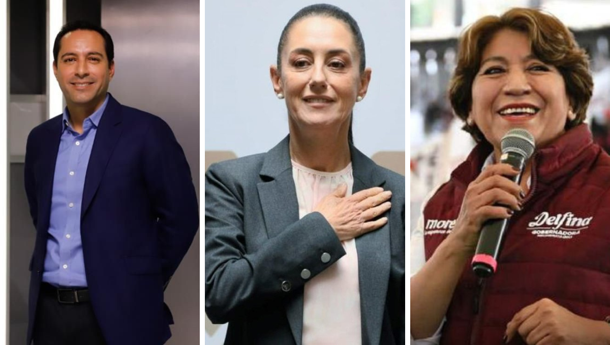 Claudia Sheinbaum, Mauricio Vila y Delfina Gómez desearon pronta recuperación al presidente