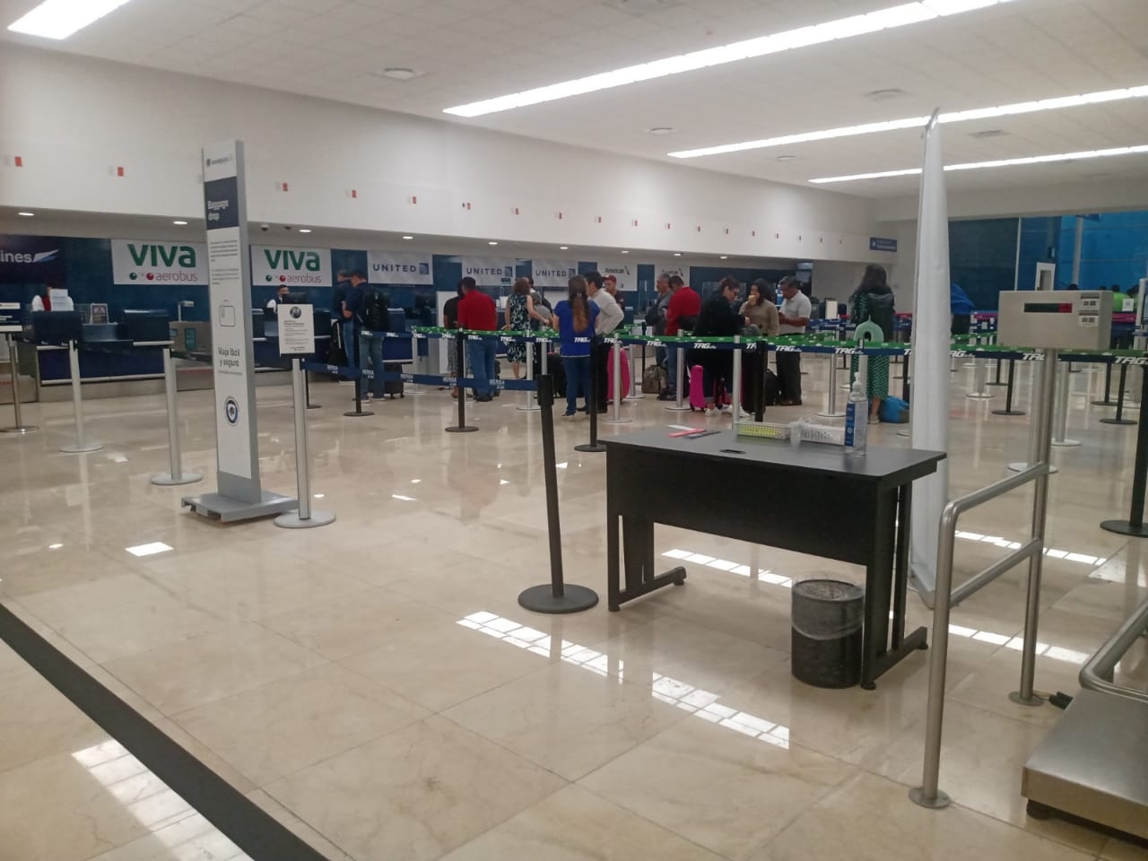 Aeropuerto de Mérida opera sin retrasos ni cancelaciones pese Frente Frío 50