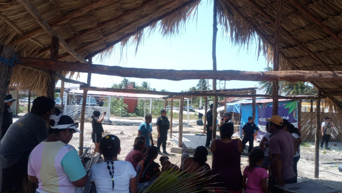 SSP Yucatán desaloja a 40 invasores de un terreno en El Cuyo