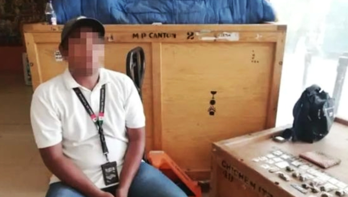 La Guardia Nacional detuvo al guía de turistas por venta de drogas en Chichén Itzá
