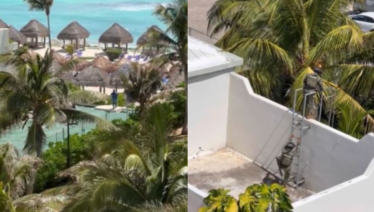 Huéspedes captan momento de los disparos en la Zona Hotelera de Cancún: VIDEO