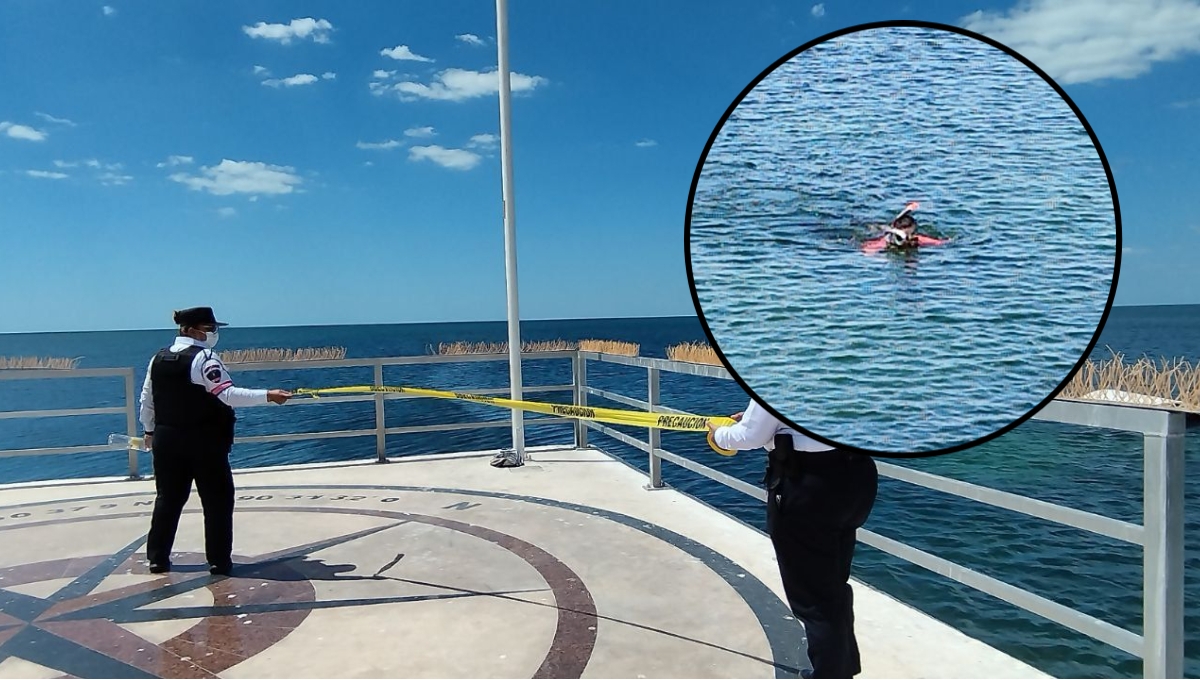 Reportan a hombre ahogado en el mar de Campeche