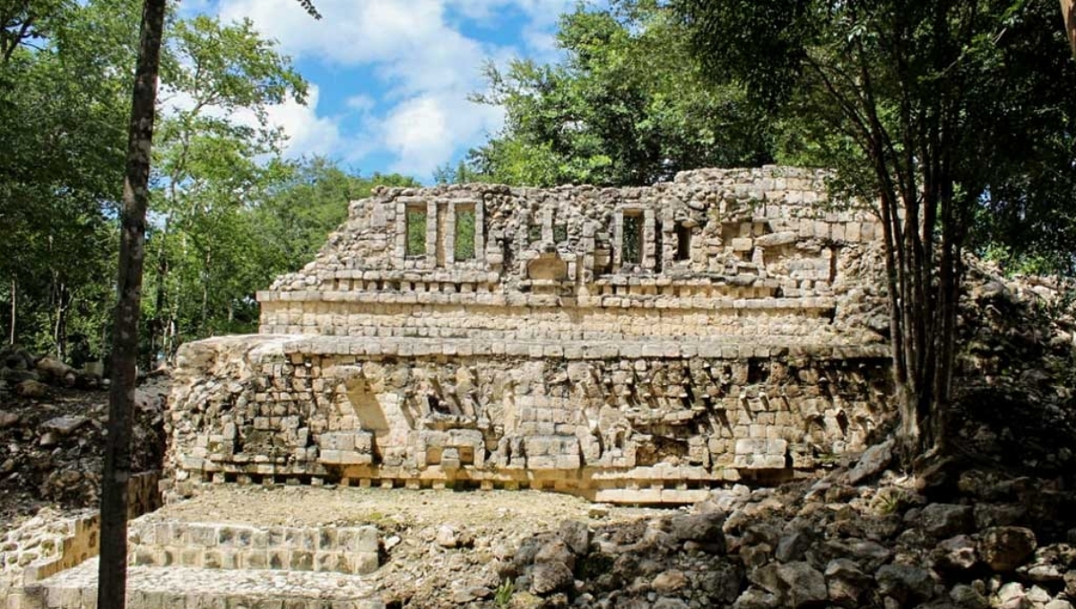 Tren Maya: Avanzan mejoras de las zonas arqueológicas aledañas a la ruta ferroviaria en Campeche