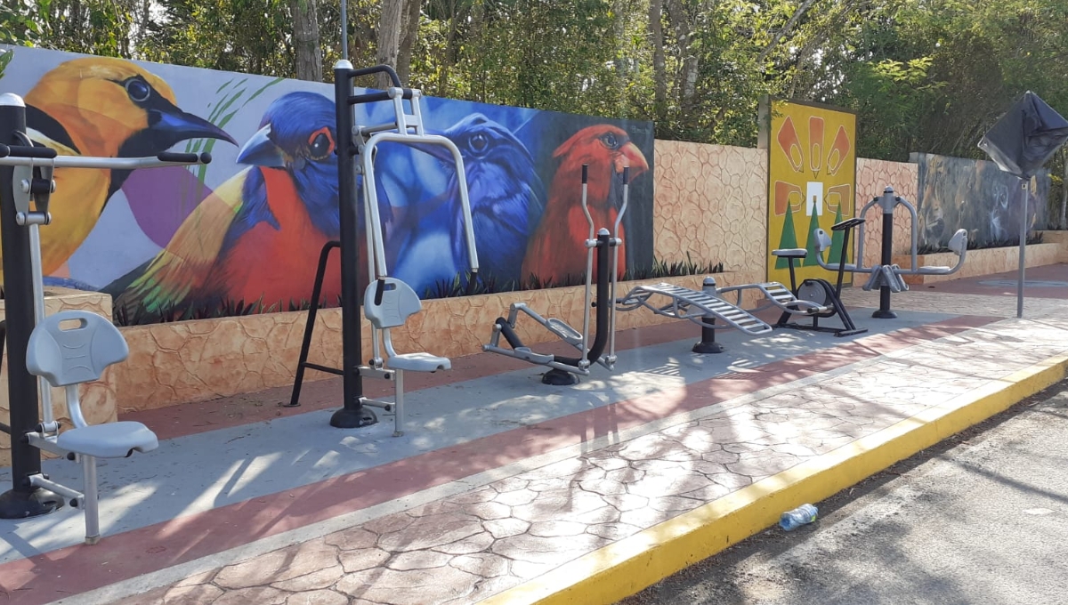Vandalizan gimnasio al aire libre en José María Morelos; todavía no lo inauguran