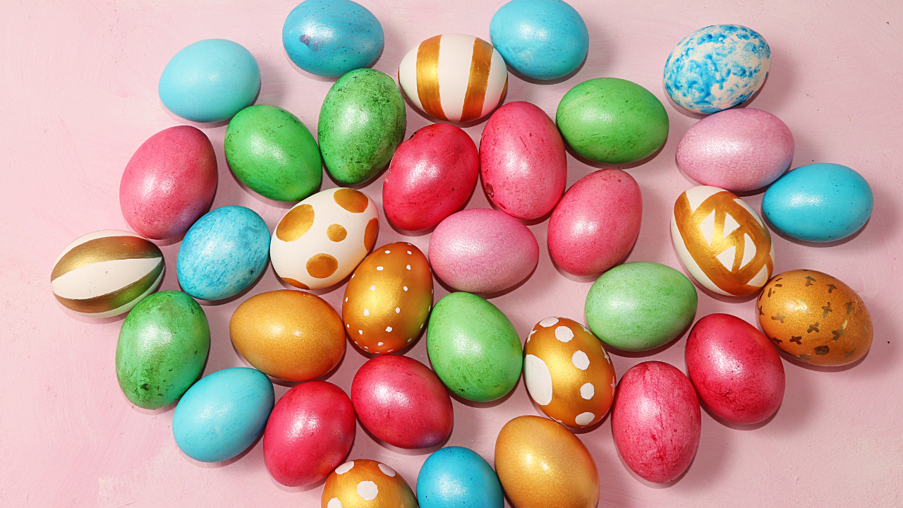 Los huevos pueden ser decorados de muchas formas. Foto: Especial
