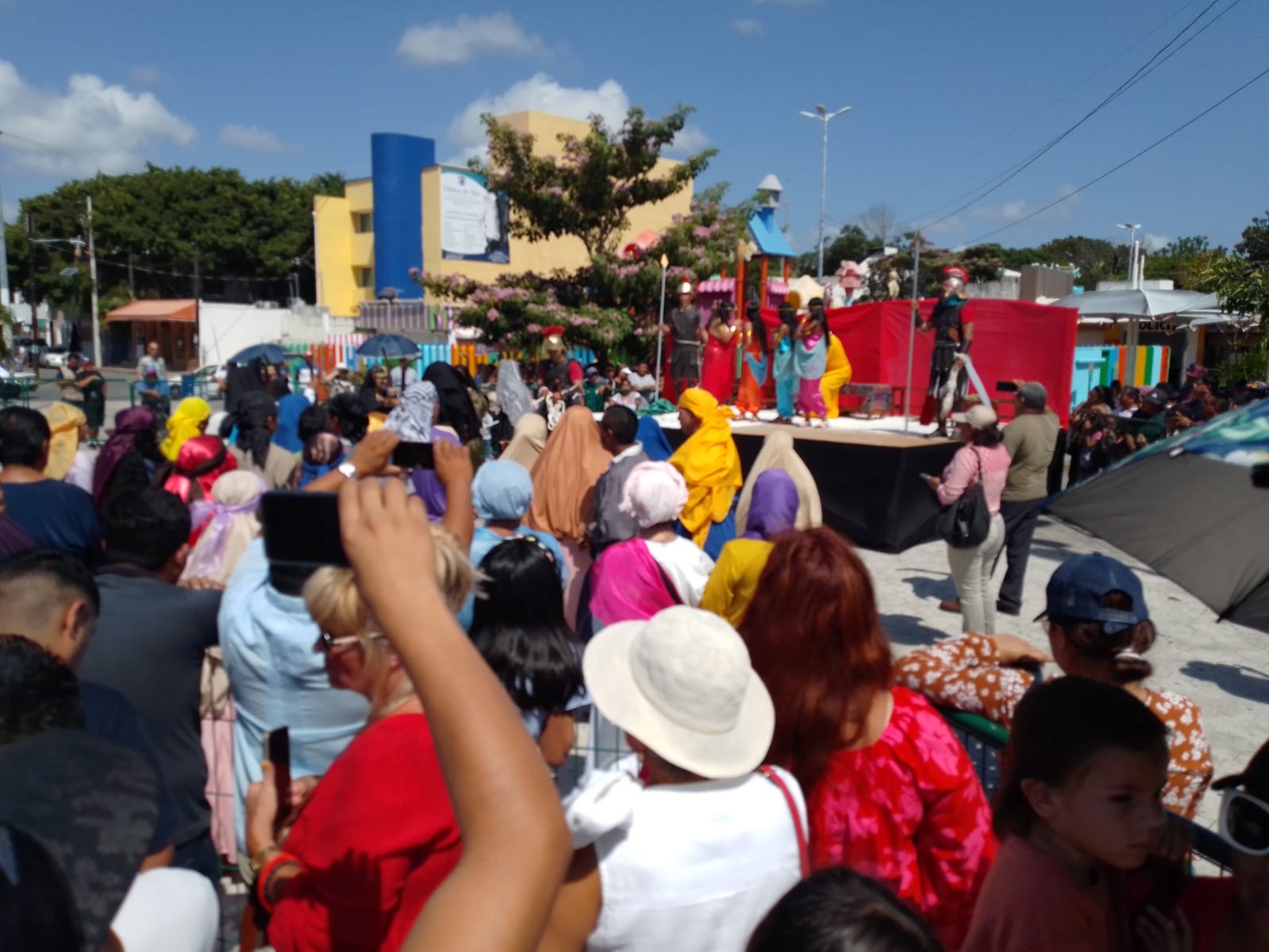 Reviven la Pasión de Cristo en Cancún este Viernes Santo: EN VIVO