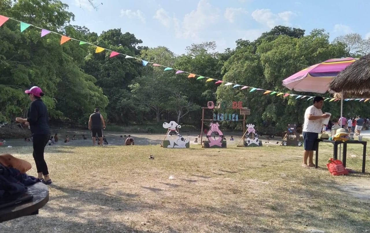 Arroyo de Chekubul en Sabancuy, de los más visitados por Semana Santa en Campeche