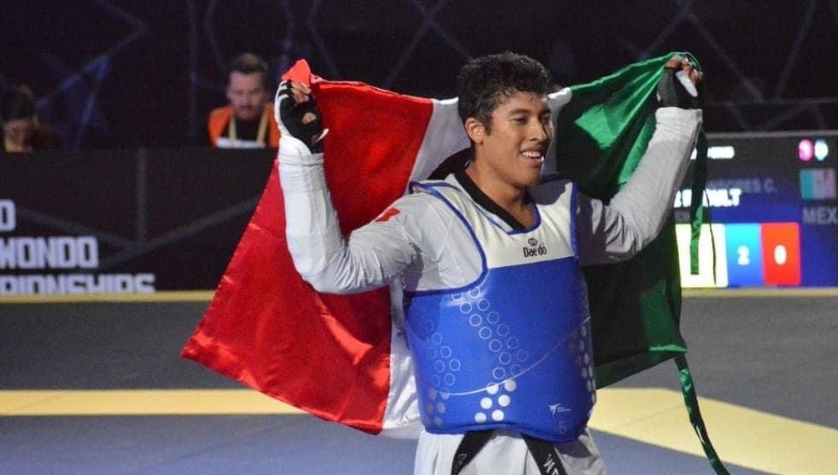 Carlos Sansores, el taekwondoín de Cancún, líder en el raking olímpico rumbo a París 2024
