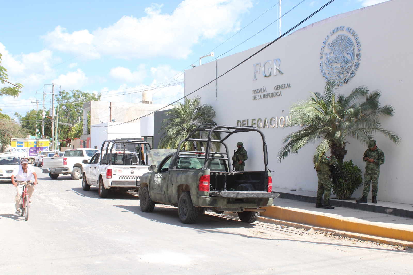 Los cuatro detenidos llevarán su proceso en libertad por portación de armas exclusivas del Ejército en Hopelchén, Campeche