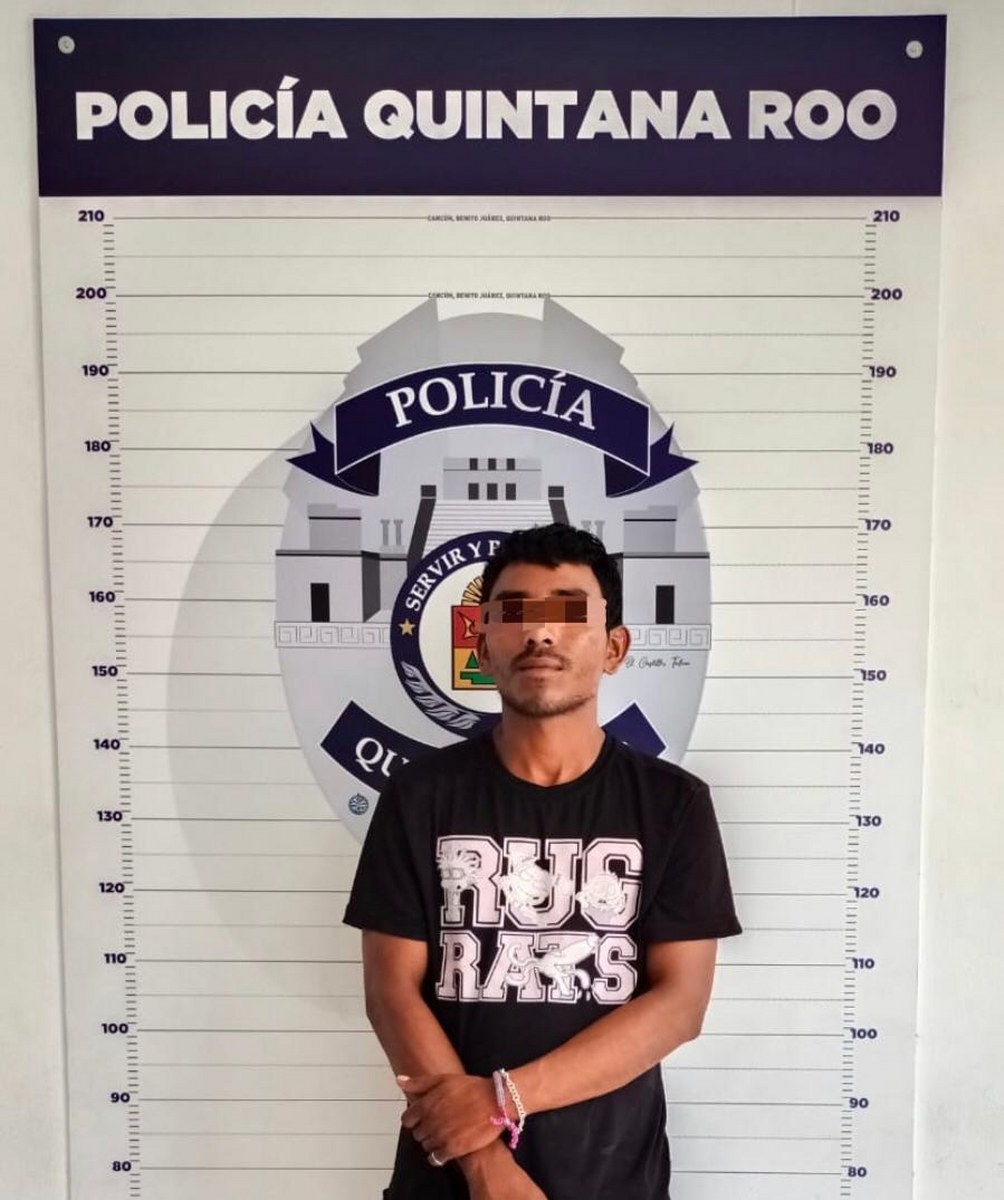 Arrestan a integrante de 'Los Pelones' en la Región 72, en Cancún
