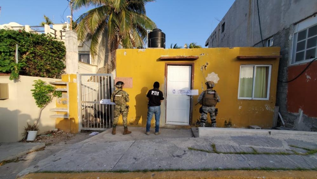 Decomisan dosis de cocaína y piedra en una casa en Isla Mujeres