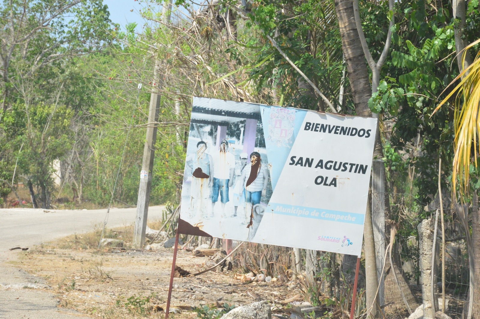 Cables de alta tensión, un riesgo para vecinos de San Agustín Olá en Campeche; CFE los ignora