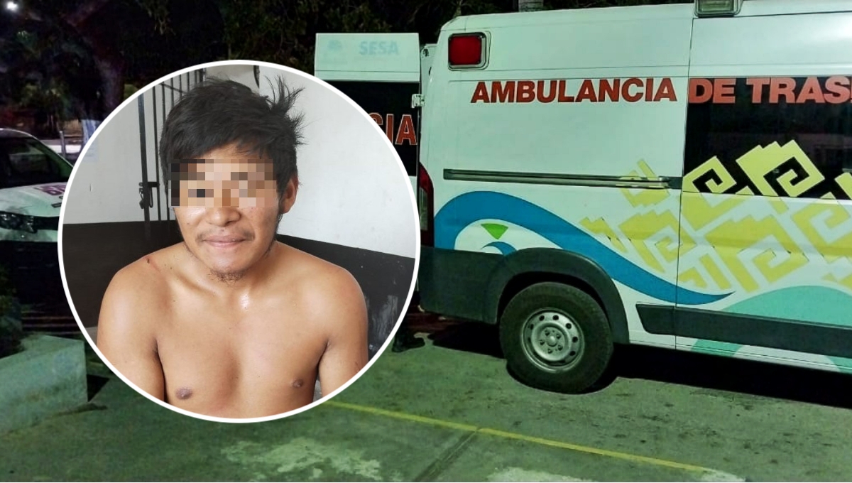 Hombre se escapa cuando era trasladado al psiquiátrico de Quintana Roo a Mérida