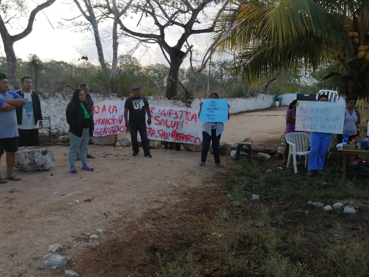 Grupo porcícola de Santa María Chi niega la entrada a inspectores; protesta crece