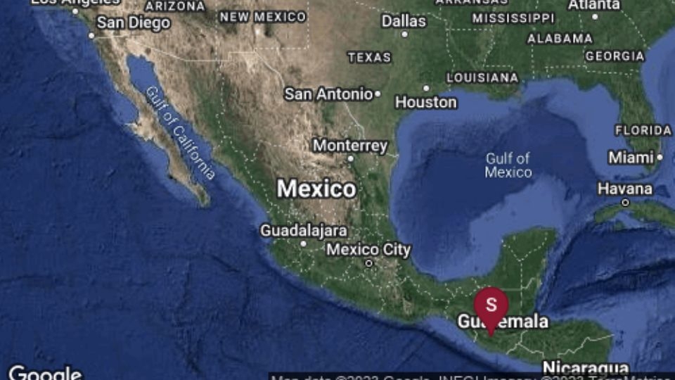 Se registra sismo de 6.2 con epicentro en Ciudad Hidalgo, Chiapas