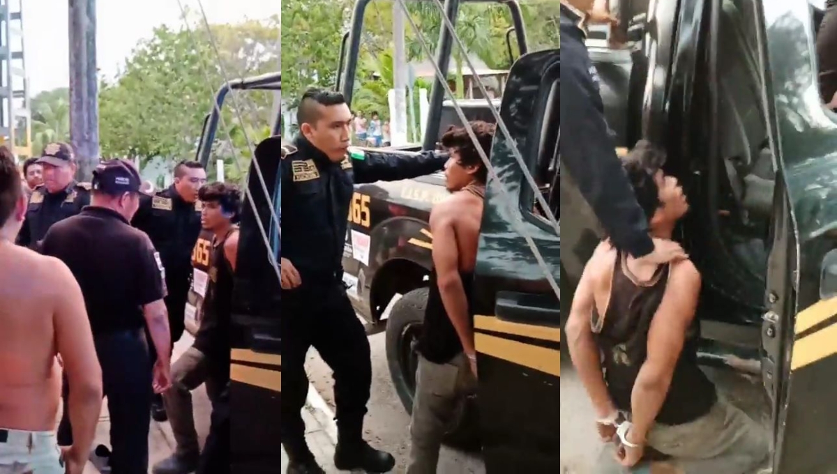 Policías detienen a joven por 'andar sucio'; vecinos de Tizimín denuncian abuso de autoridad