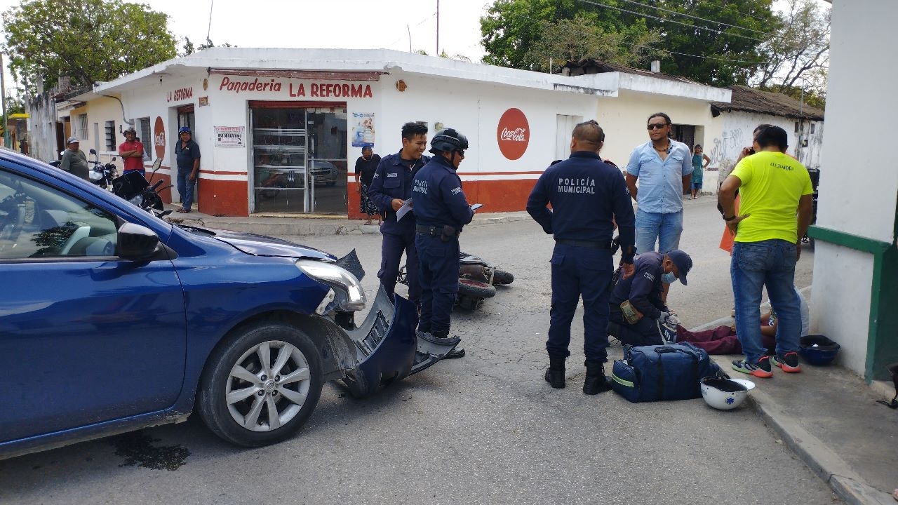 Turistas de Edomex atropellan a padre e hijo en Tizimín