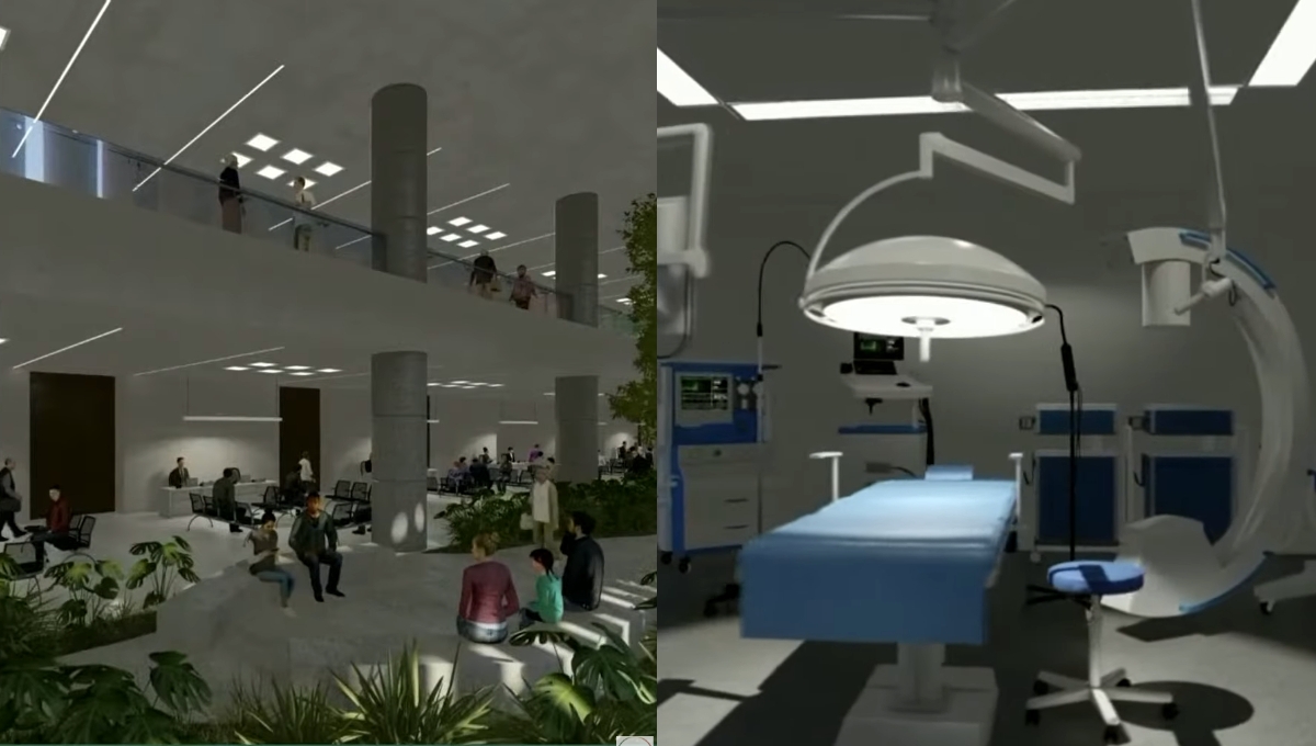 Así será el Hospital O’Horán en Mérida, el más grande que construirá AMLO en México