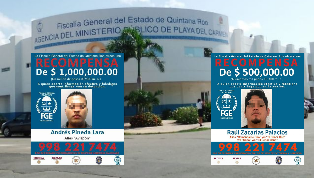 Un millón y medio de pesos es lo que ofrece la FGE por los presuntos asesinos