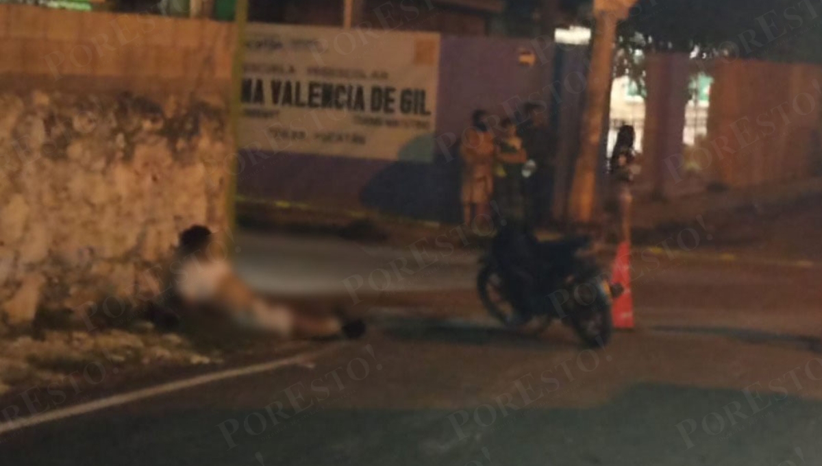 Motociclista muere de forma extraña en Tekax, Yucatán