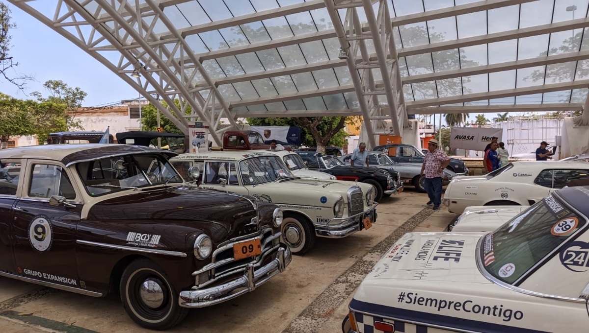 Rally Maya México expone más de 90 autos clásicos en Campeche: EN VIVO