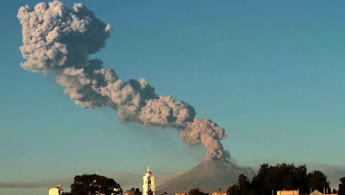 Las cenizas del Popocatépetl podrían llegar hasta Veracruz