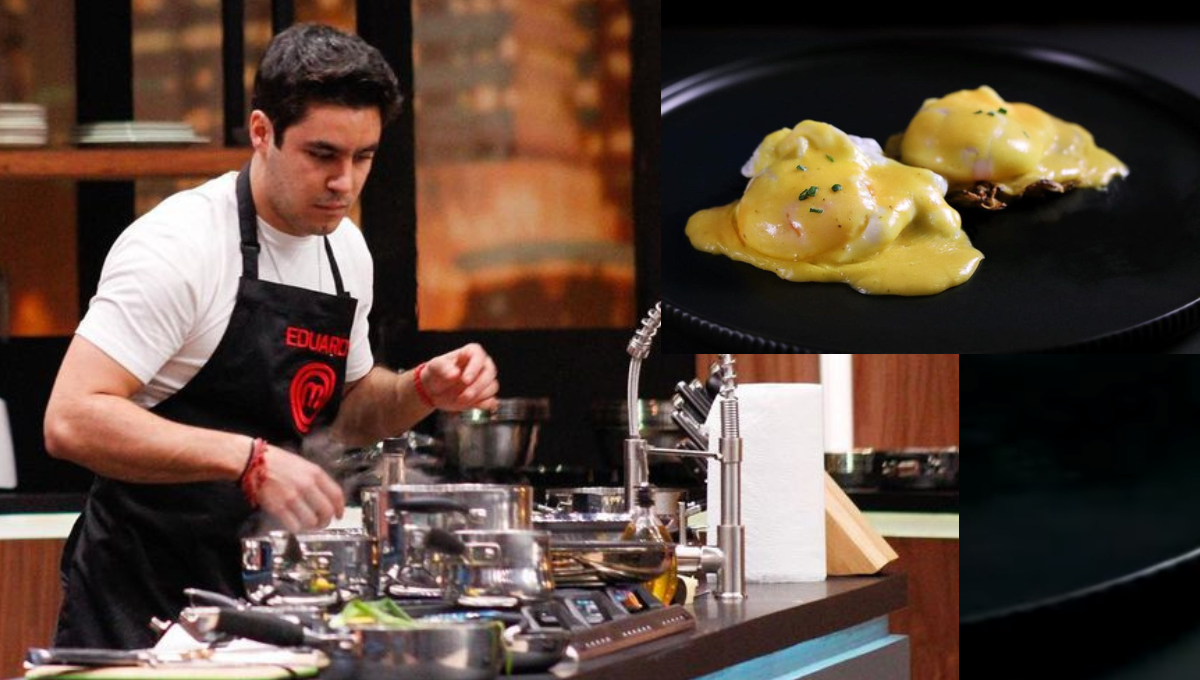 Esta es la receta de los huevos benedictinos de Eduardo Capetillo Jr. en MasterChef Celebrity 2023
