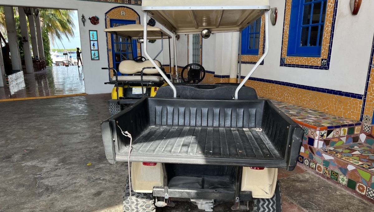 Pésimo servicio; turistas de Isla Mujeres denuncian falta de mantenimiento a carros de golf