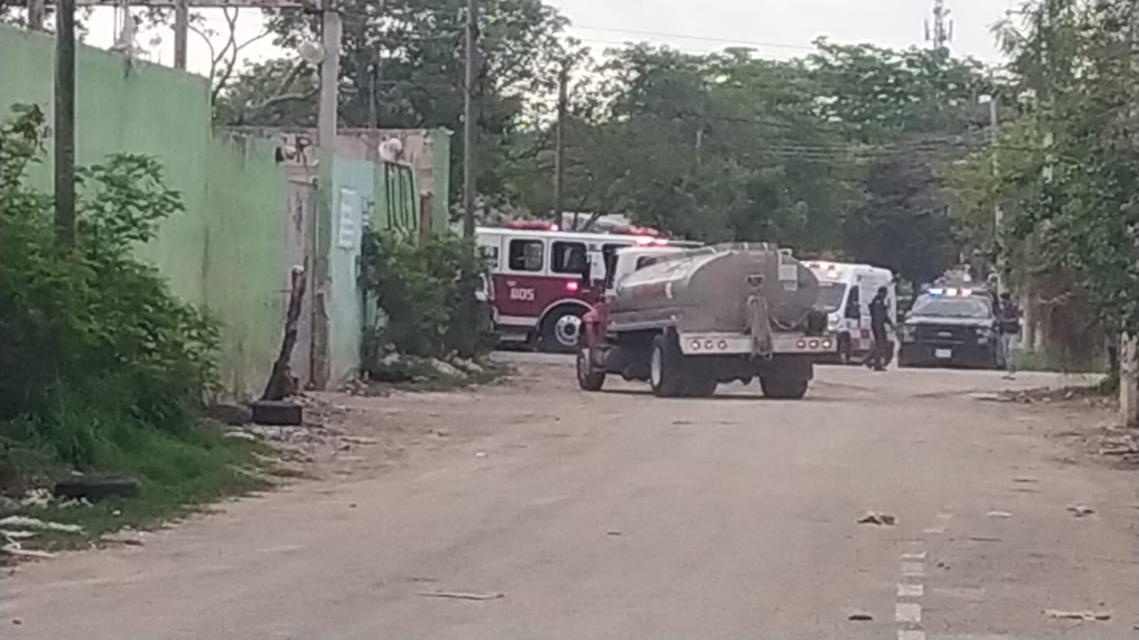 El incendio ocurrió cerca del kilómetro 17 del Periférico de Mérida