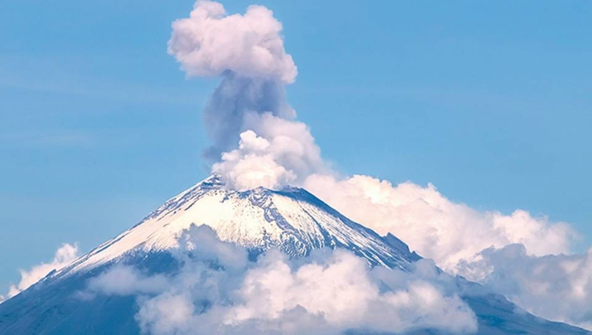 Volcán Popocatépetl usan foto para que lo interpretará la IA