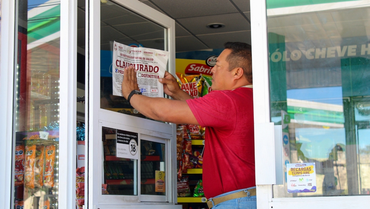 Clausuran 20 negocios en Campeche por licencias para la venta de alcohol vencidas
