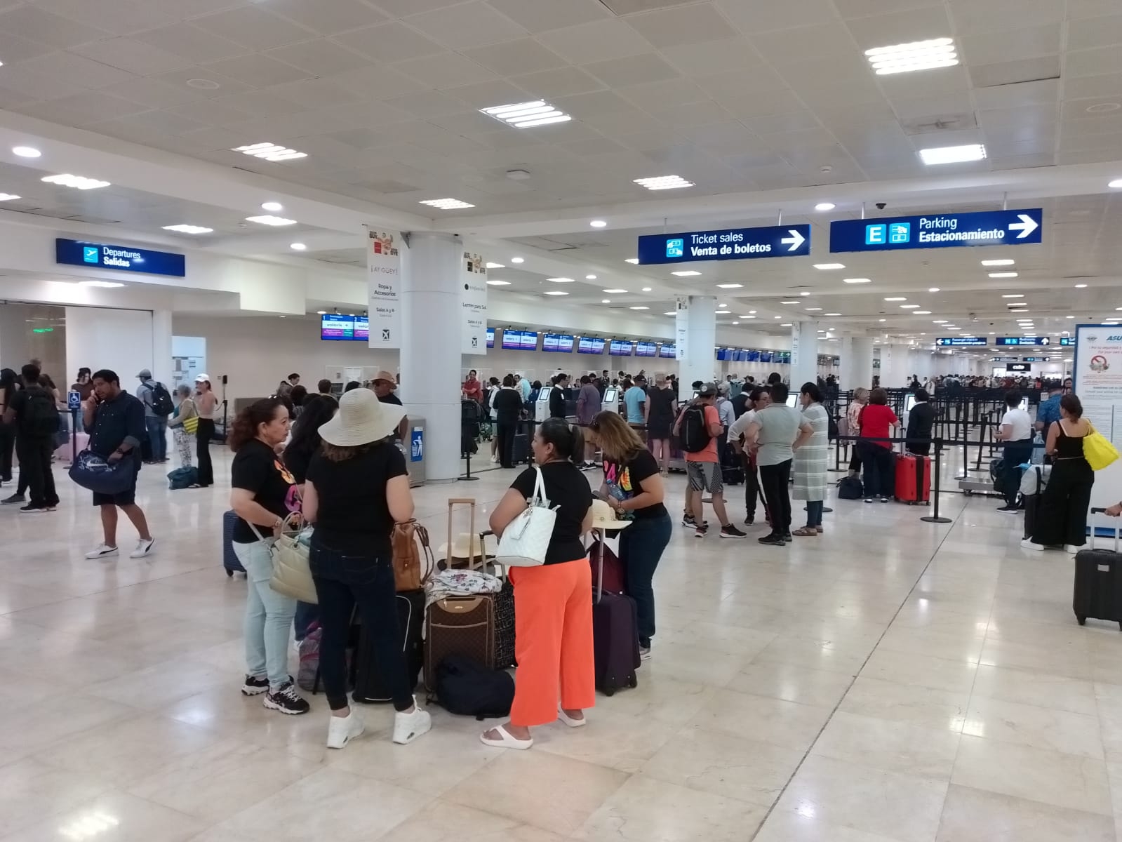 Aeropuerto de Cancún reporta más de 500 vuelos programados este domingo 28 de mayo