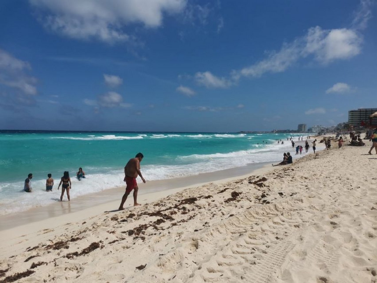 Se ha dicho que incluso Quintana Roo llegaría a una temperatura de 40 a 45 grados centígrados