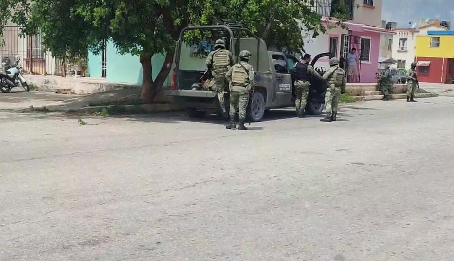 Balacera en la Región 259 en Cancún causa movilización militar