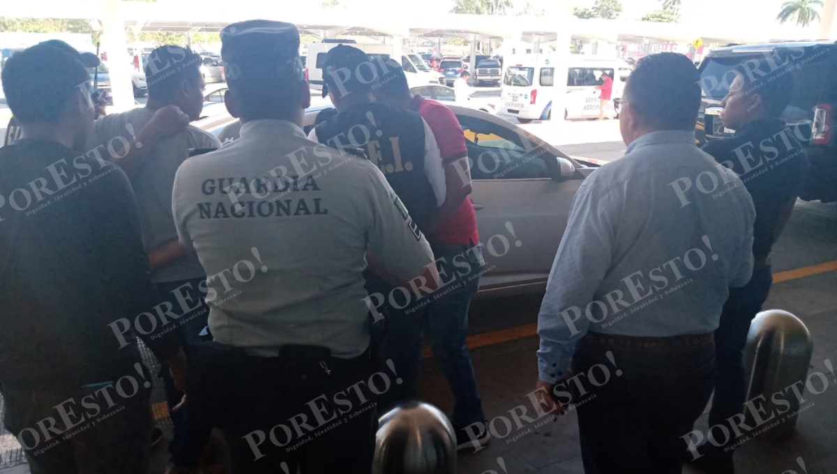 SSP Yucatán detiene a tres personas en el aeropuerto de Mérida