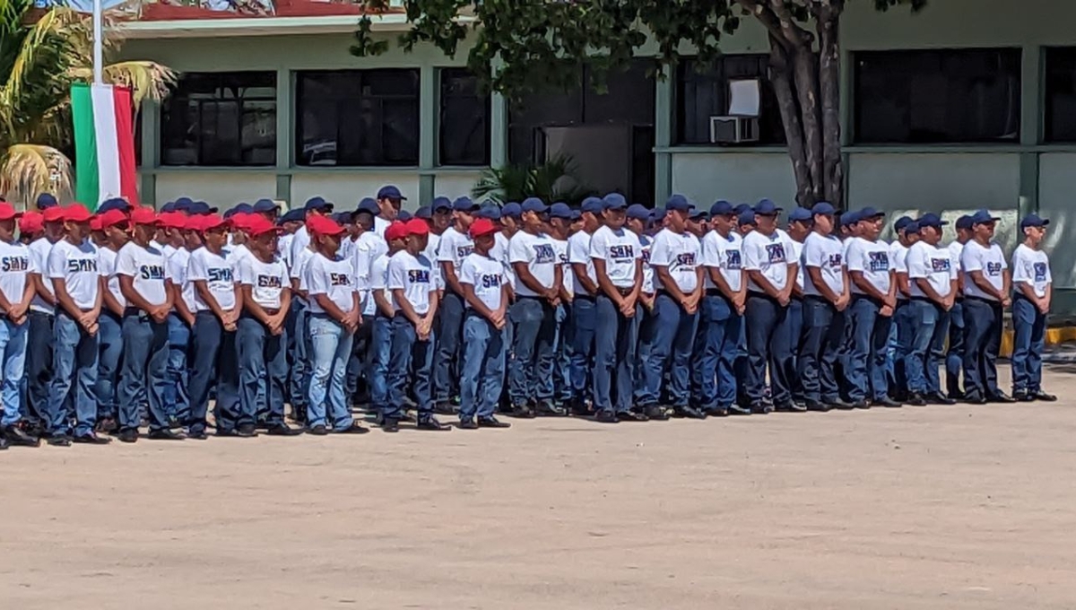 Campeche: 636 elementos del Servicio Militar rinden protesta este 5 de mayo